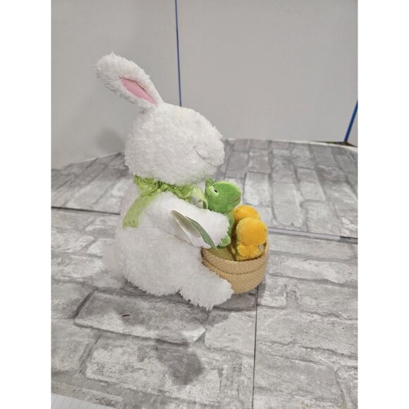 Vintage Hallmark Spring Quartet‎ Easter Animated Plush Rabbit Chicks Frog VIDEO - Picture 9 of 11